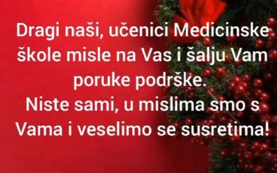 Čestitka učenika Medicinske škole Karlovac